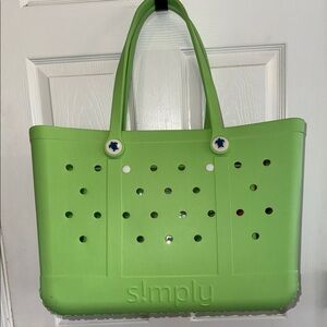 Green Tote Bag